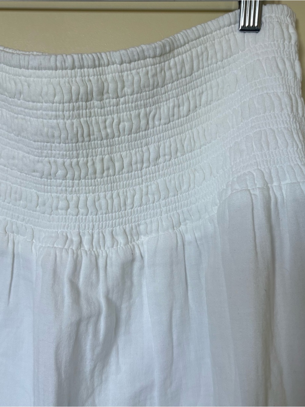 NWT Old Navy Crinkle Gauze White Maxi Skirt - Picture 8 of 9